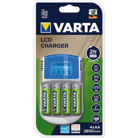 Varta LCD charger+4xAA 2500